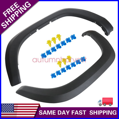 Fender Flare Trim Rear Left+Right Side Black Fits For Toyota Tacoma 2016-2023 US
