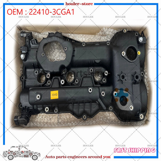 New 1Pcs Left Engine Valve Cover 22410-3CGA1 For Hyundai Genesis 2012-14 3.8L