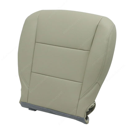 2X For 2015-2020 Toyota Sienna Driver & Passenger Bottom Leather Seat Cover Gray