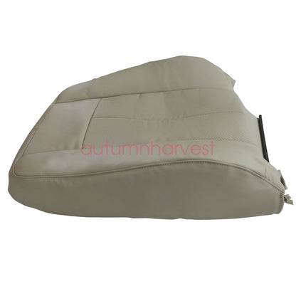 Fits Ford Expedition 2007-2014 Leather AC Seat Cover Tan Driver Top Lean Back