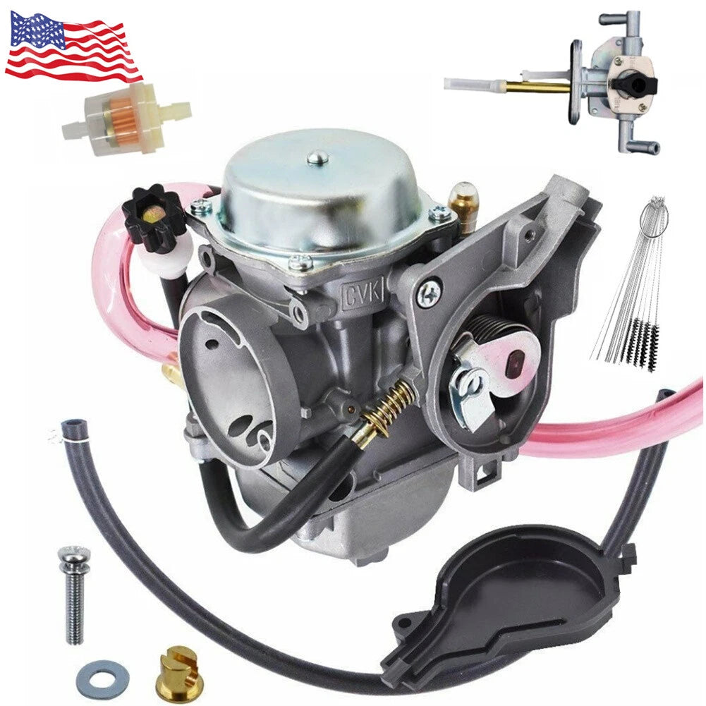 Carburetor & Fuel Petcock Valve For Suzuki Eiger 400 LTF400 LTF400F 2X4 4X4 Carb