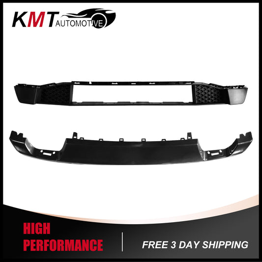 Front Bumper Lower Grille & Valance Fit For 2019-2023 Ford Ranger W/Sensor Holes