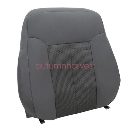 For 2011-2016 Ford F250 F350 F450 F550 XLT Driver Bottom & Top Seat Cover Gray
