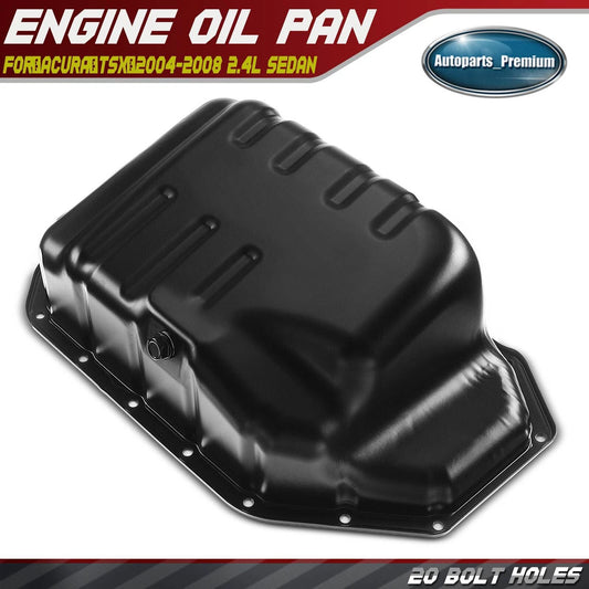 1x FIT Acura TSX 2004 2005 2006 2007 2008 I4 2.4L Sedan Engine Oil Pan 1010893