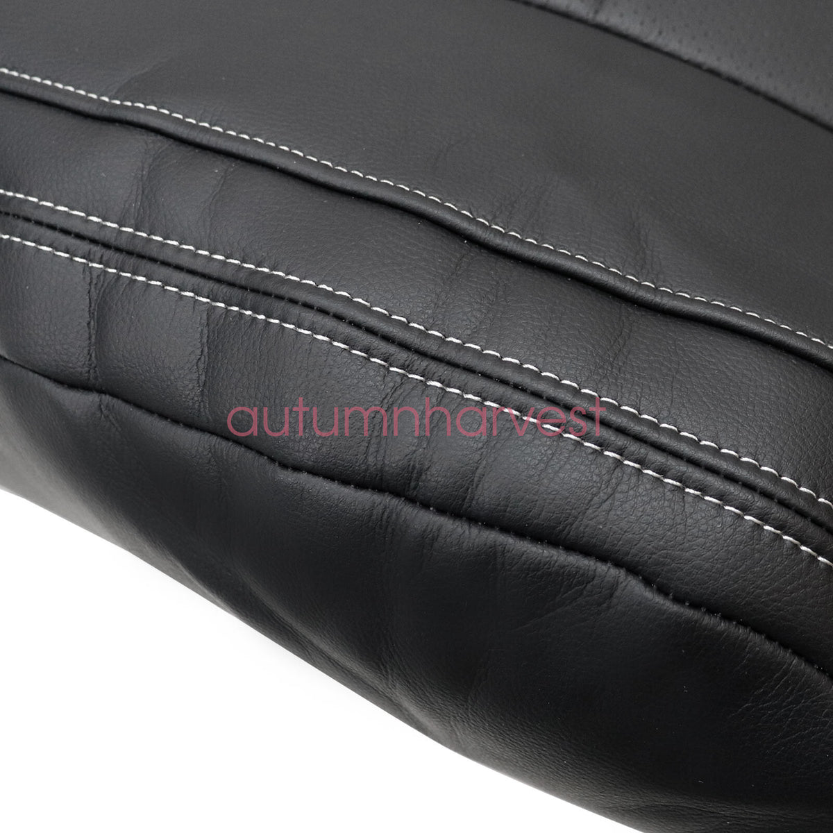 Fits 2015-2017 Ford F150 Lariat Driver & Passenger Bottom & Top Seat Cover Black