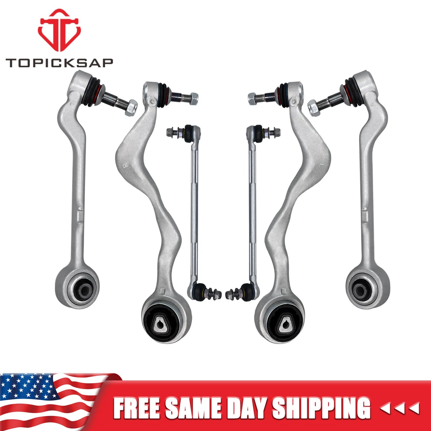 6PCS For BMW 328i 325i 330i 335i 128i 135i X1 E90 Front Control Arms Kits