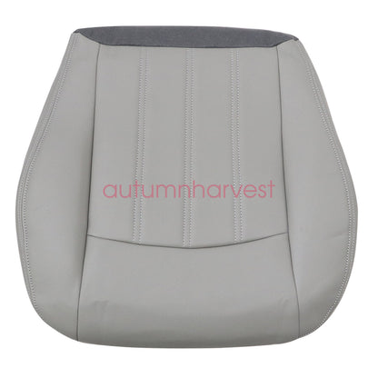 FITS 2005-2010 Chrysler 300C Touring Driver Side Bottom & Top Seat Cover Gray