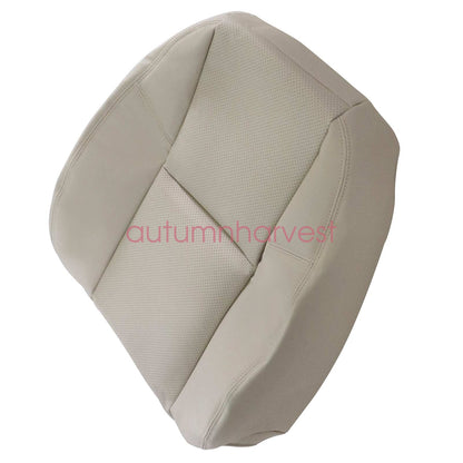 Driver Perforated Leather Seat Cover Tan For 2007-2008 Cadillac Escalade EXT ESV