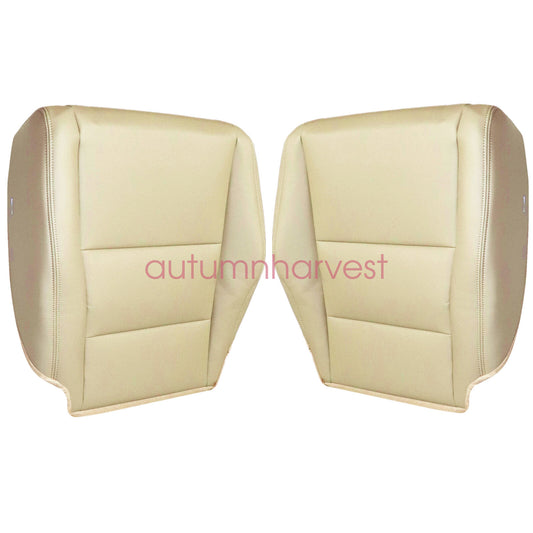 Fit For 2008-2012 Honda Accord Driver&Passenger Bottom Leather Seat Cover Beige