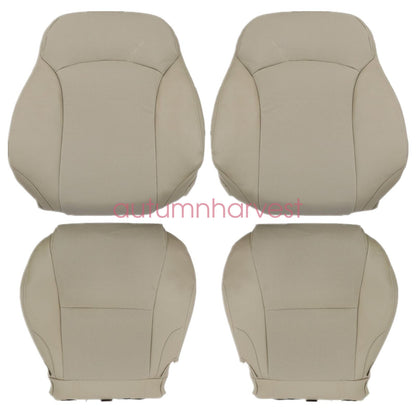 2006 to 2013 For Lexus IS250 IS350 2xTop & 2x Bottom Leather Seat Covers Tan