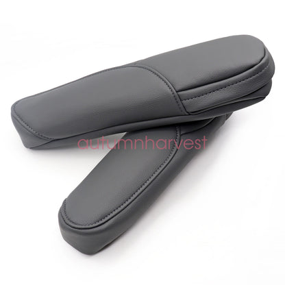 Replacement Leather Front Seat Armrest Cover 2007-09 For Honda CR-V CRV Gray NEW