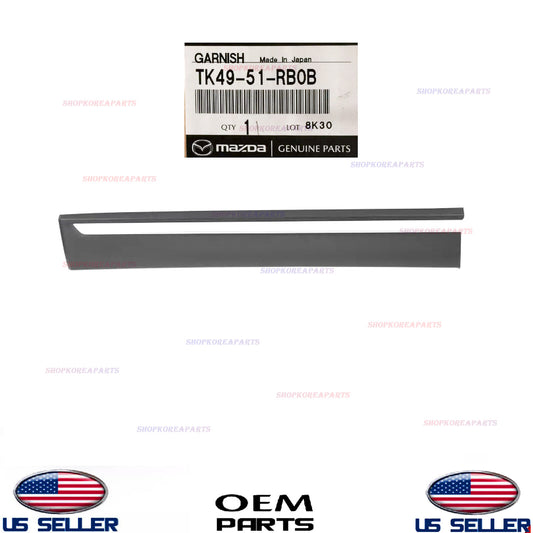 TK49-51-RB0B Front Left Driver Side Door Lower Molding Fit 2016-2023 Mazda CX-9