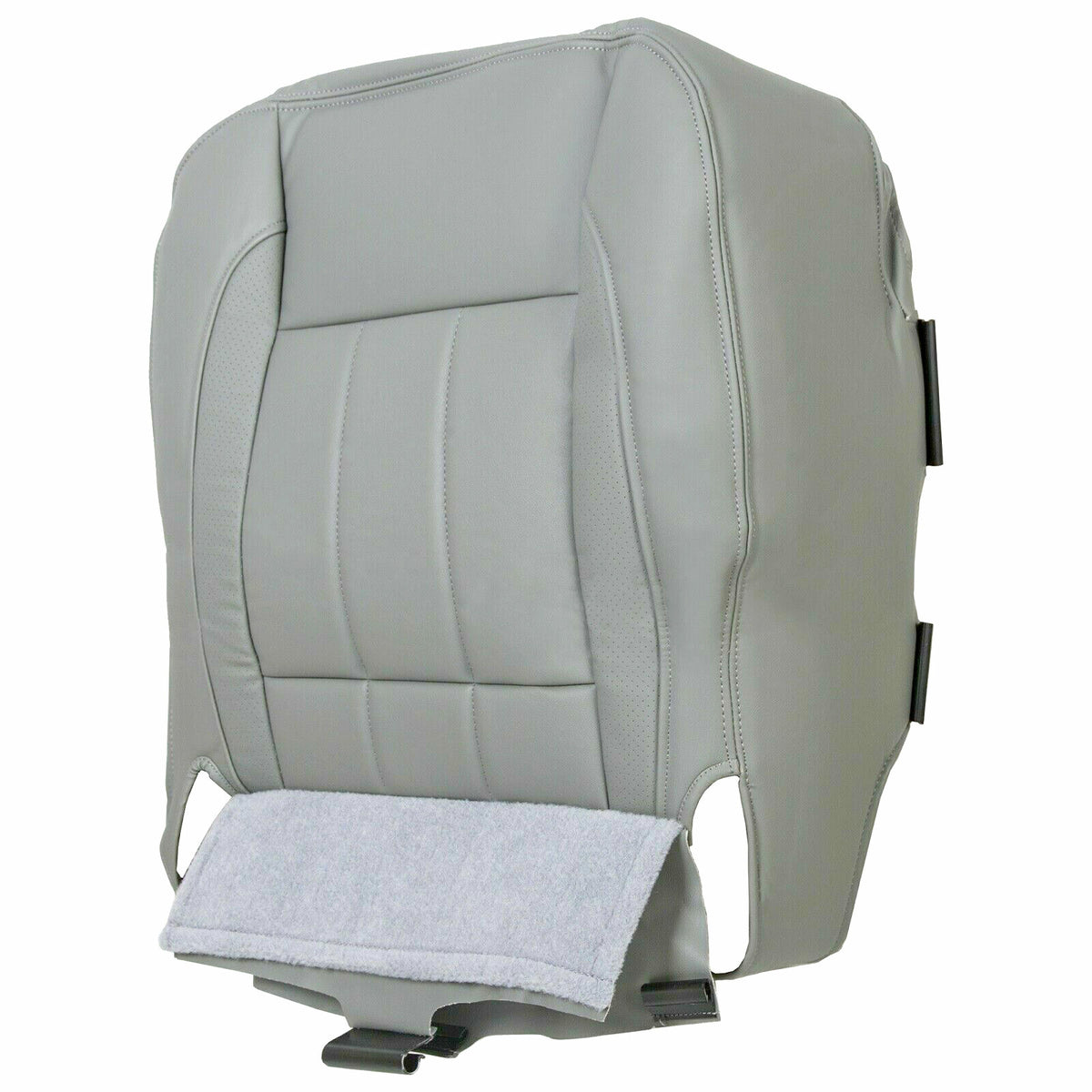 For 2006-09 Dodge Ram 1500 2500 3500 Laramie Driver Side Bottom Seat Cover Gray
