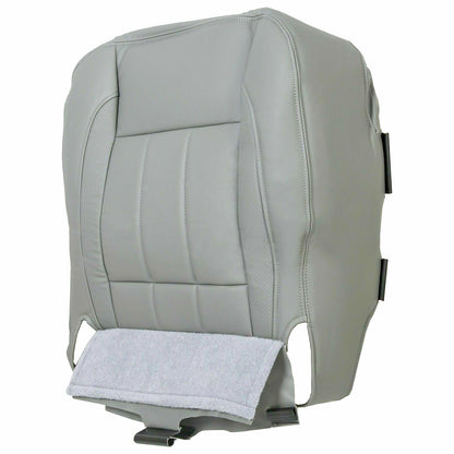 For 2006-09 Dodge Ram 1500 2500 3500 Laramie Driver Side Bottom Seat Cover Gray
