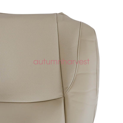 Fits 2007-2012 Lexus ES350 NEW Leather Driver Back Perforated Seat Cover Tan