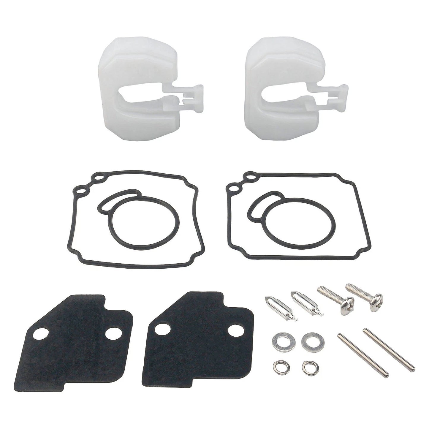 Two Cylinder 2-Stroke Carburetor Repair Set 6L2-W0093-00-00 Fits Yamaha 20 25HP