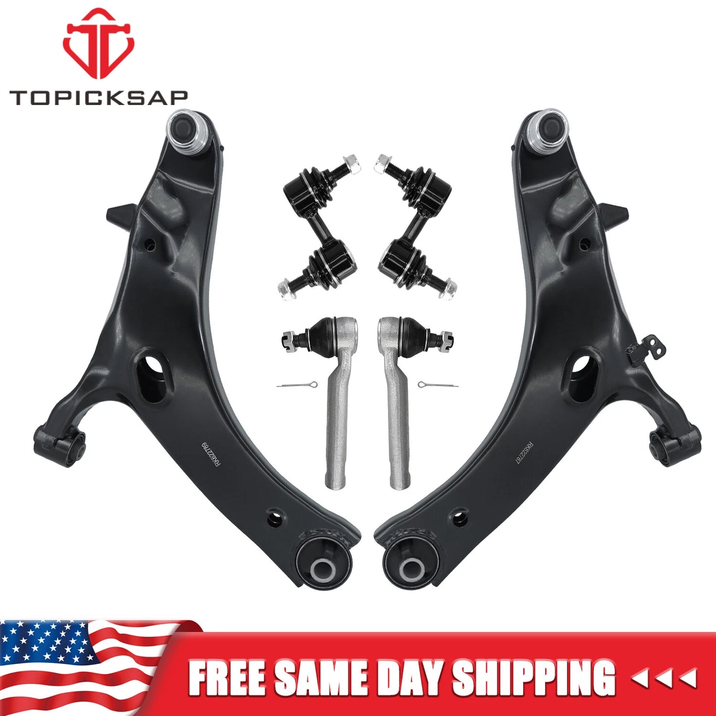 6* Front Lower Control Arms Ball Joint Kits For2009 2010 Subaru Forester