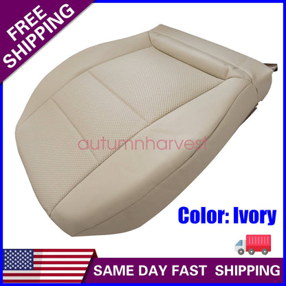 For 2008-15 Mercedes Benz GLK250 Passenger Bottom Leather SEAT COVER ( Ivory )