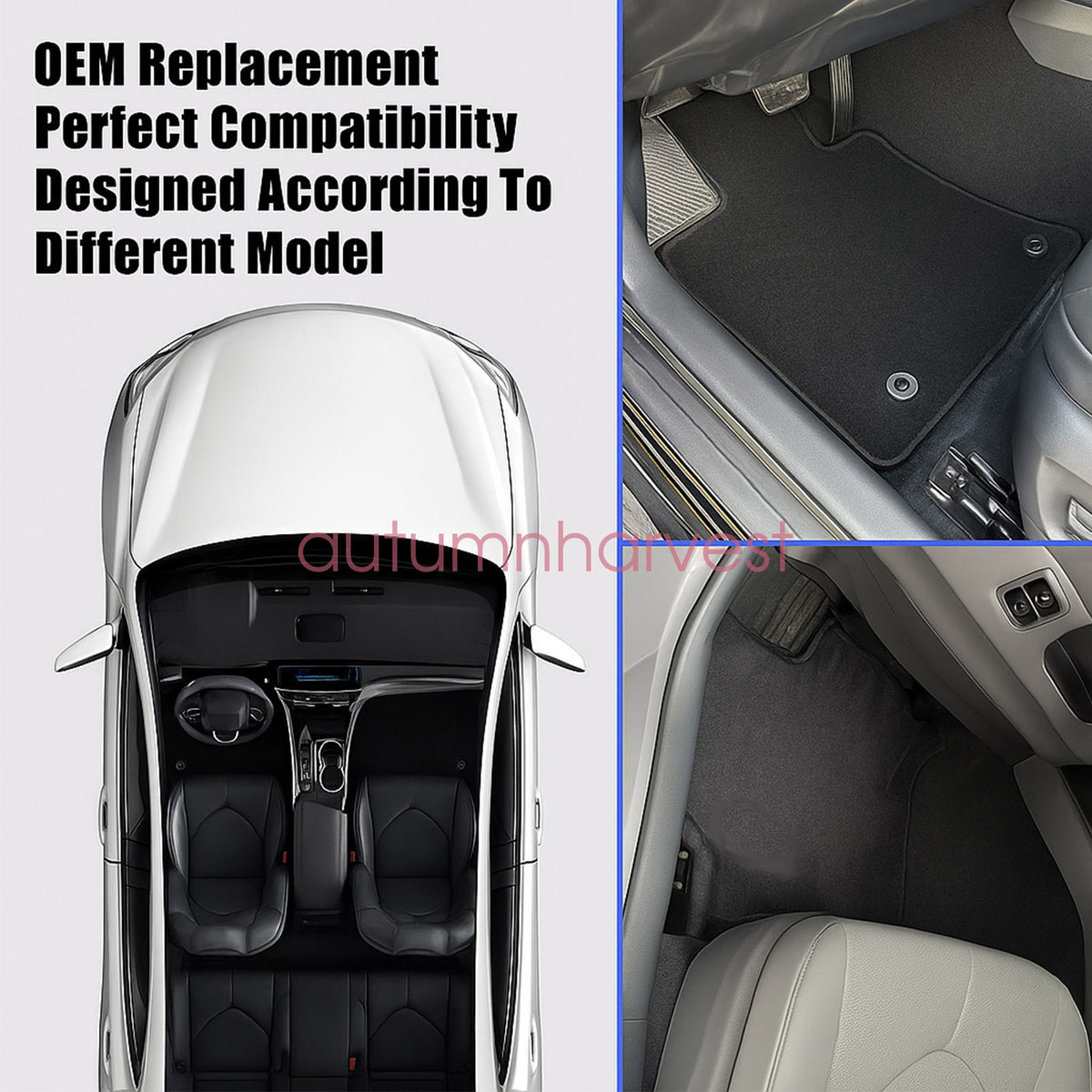 2013 2014 2015 2016 2017 For Nissan Armada Infiniti QX56 QX80 Floor Mats Velour