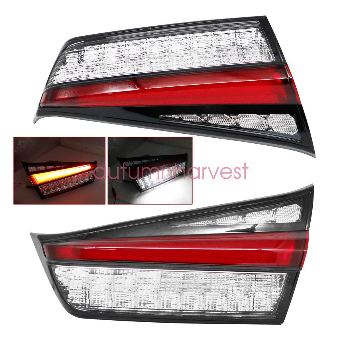 For Mitsubishi Outlander Sport 2020-2024 L + R 2x Inner Tail Light Brake Lamp