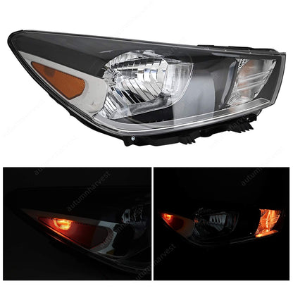 Headlight for 2018 2019 2020 Kia Rio 92102-H9000 Halogen Passenger Right Side