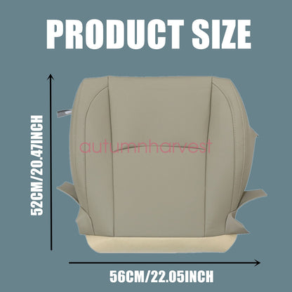 For 2004-2009 Lexus RX330 RX350 Front Bottom Replacement Leather Seat Cover Tan