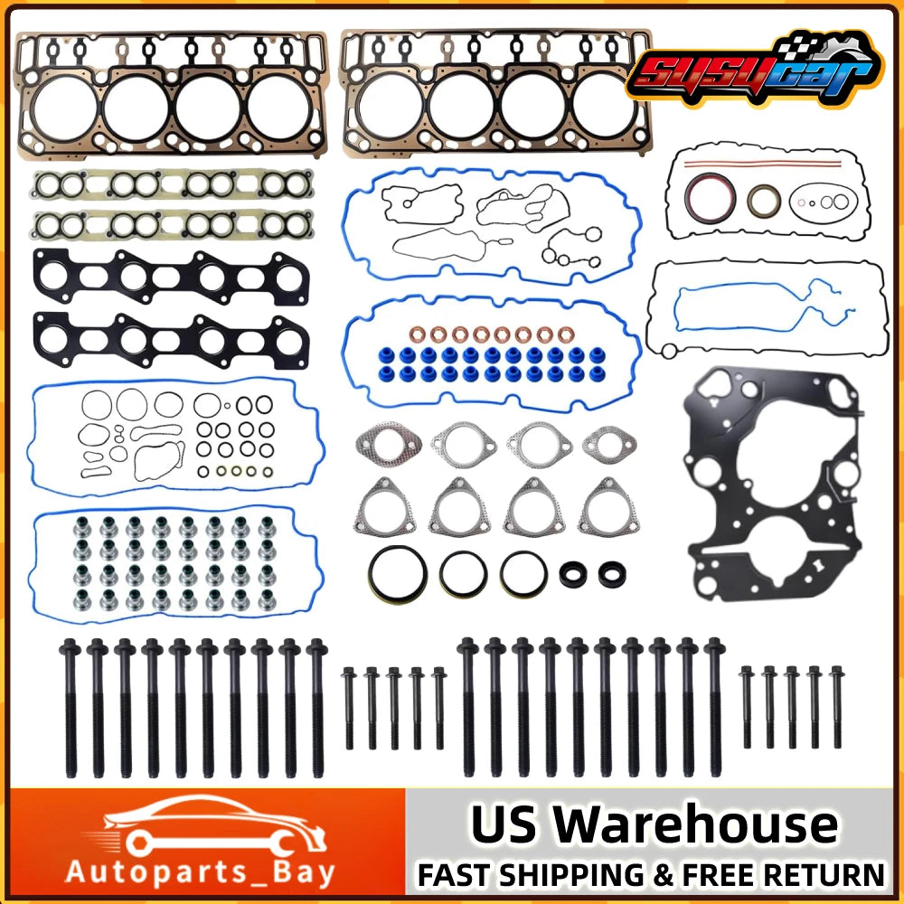 Full Gasket Set w/Bolts For 2008-10 Powerstroke Diesel Turbo Ford F250 F350 6.4L