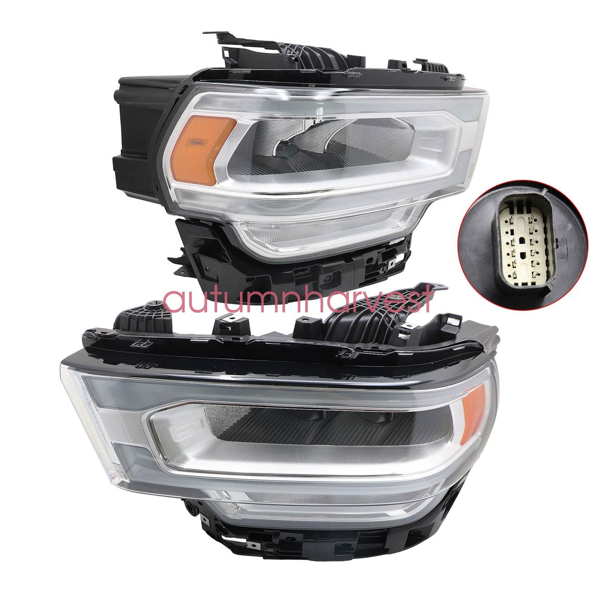 Headlight Full LED w/ Reflector Type For 2019 2020-2024 Ram 2500 3500 Left&Right