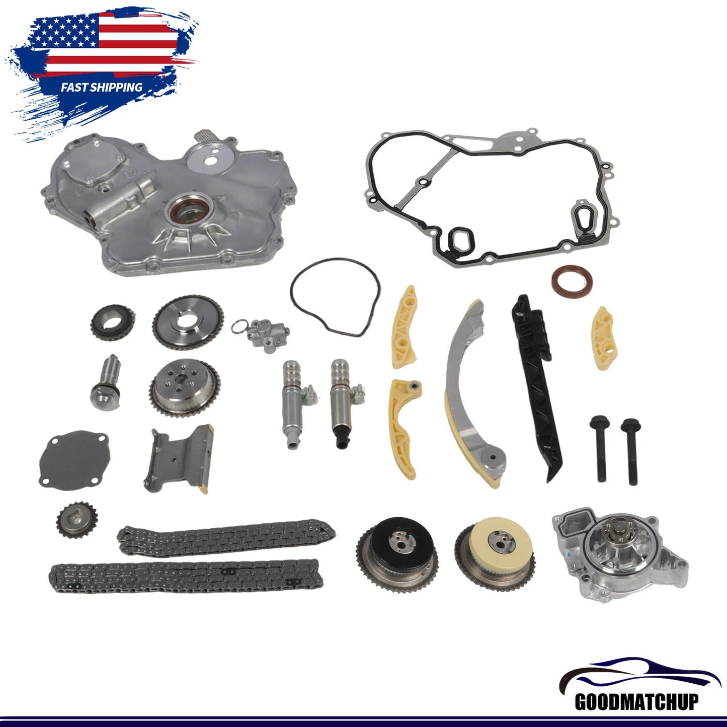 Timing Chain Kit Actuator Gear Oil & Water Pump For Chevrolet Captiva Sport 2.4L