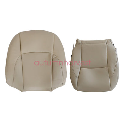 For 2007-2012 Lexus ES350 Driver Bottom & Lean Back Replacement Seat Cover TAN