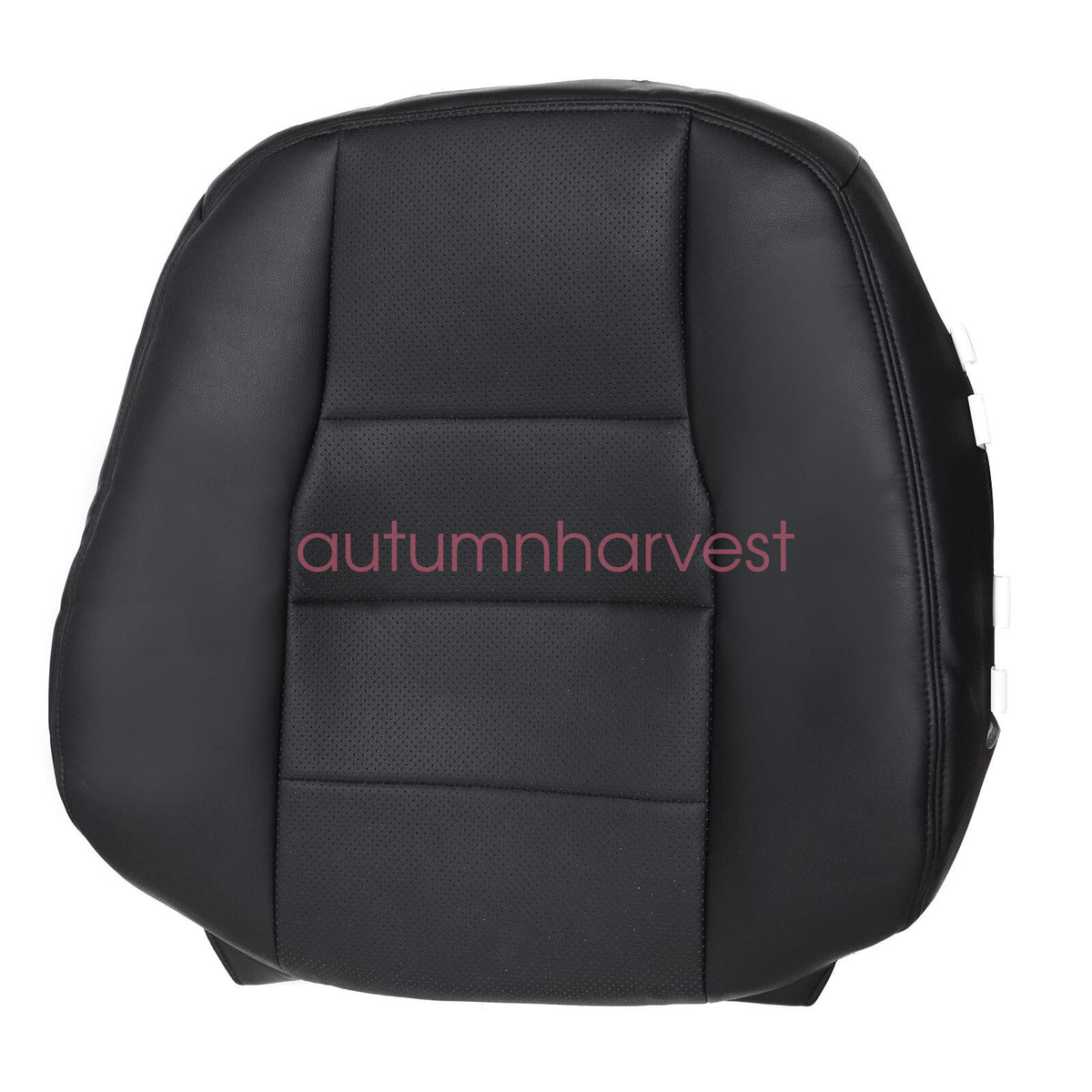 For 2008-2015 Mercedes Benz GLK350 Driver Bottom & Top Leather Seat Cover Black