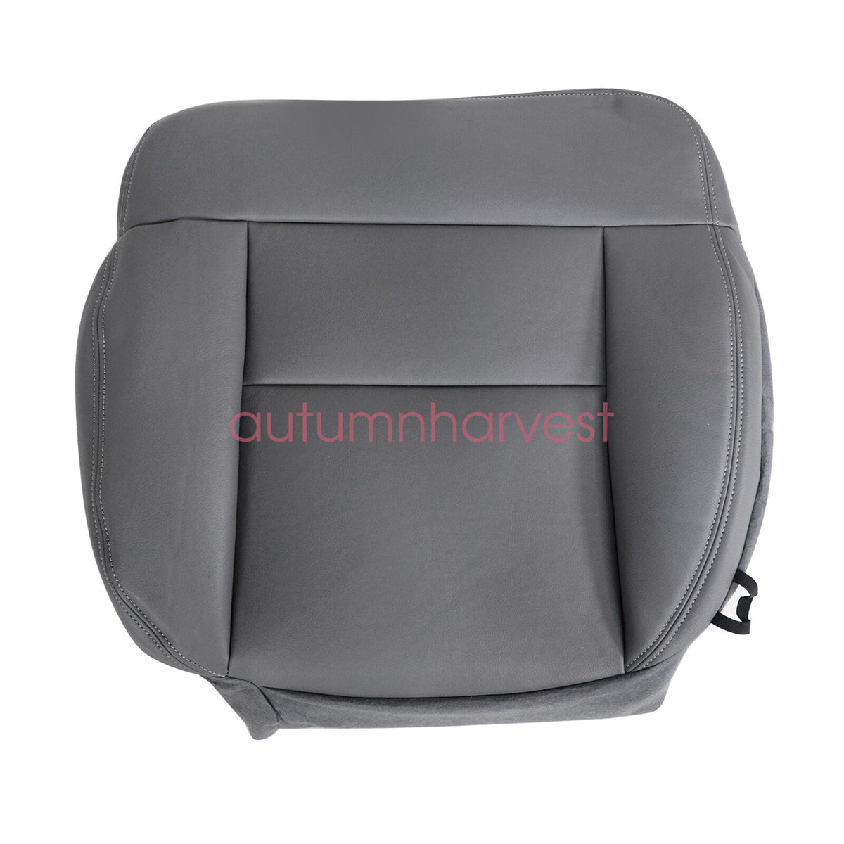 For 2004 2005 2006 2007 2008 Ford F150 Passenger Bottom Leather Seat Cover Gray