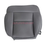 For 2004 2005 2006 2007 2008 Ford F150 Passenger Bottom Leather Seat Cover Gray