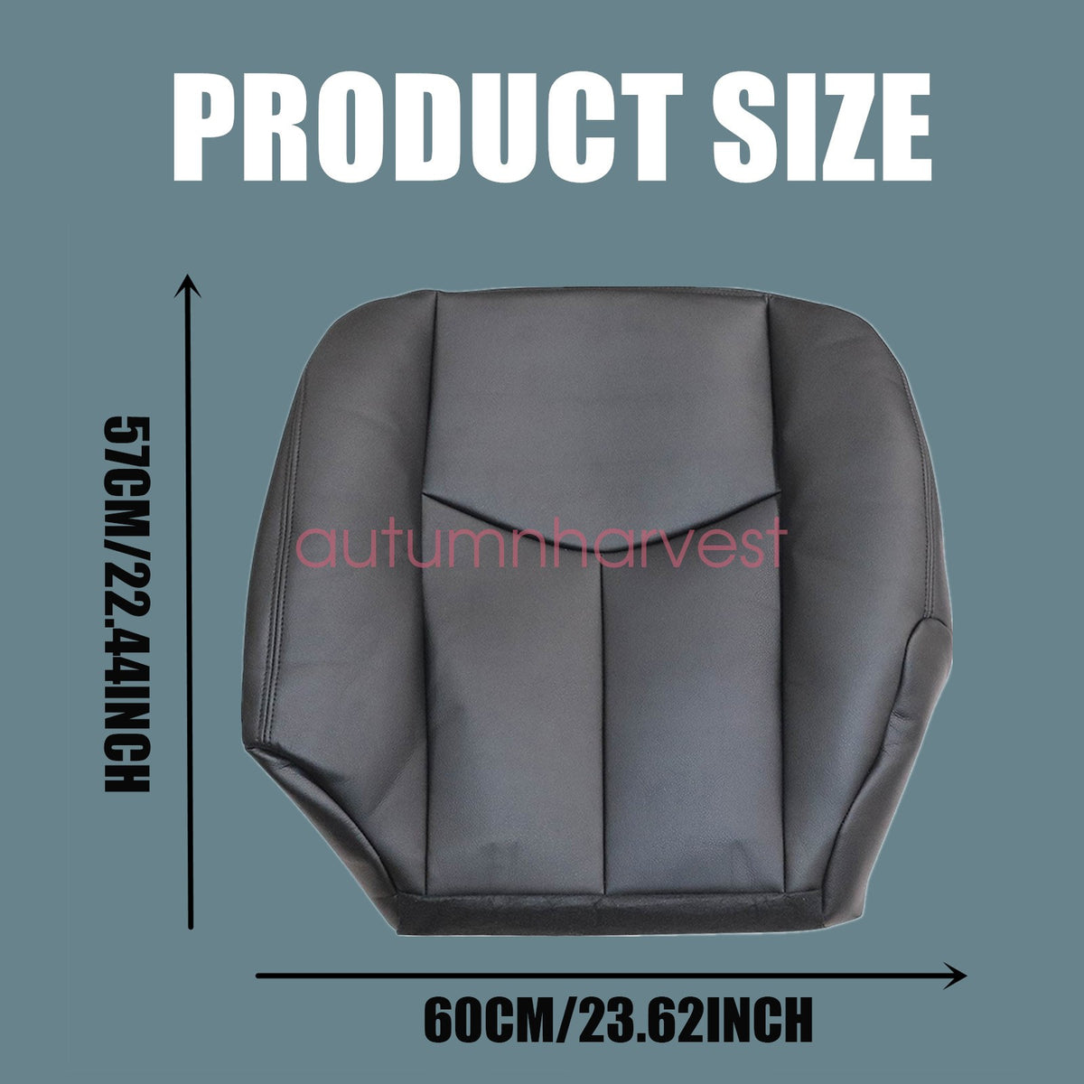 For 2003 2004-2006 Chevy Silverado GMC Sierra Driver Bottom Seat Cover Black