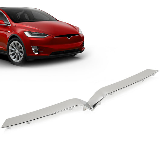 Fit For 2016 17-2020 Tesla Model X 1047022-00-D Upper Bright Chrome Trim