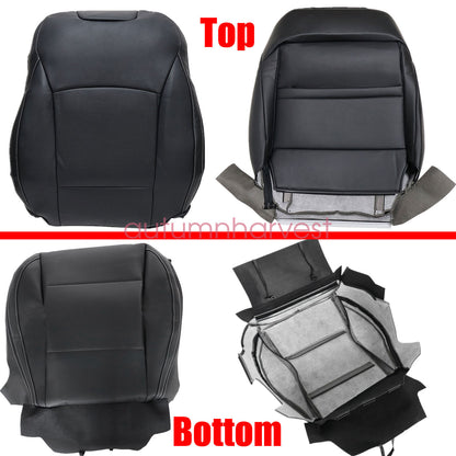 New Driver Top Leather Seat Cover Black For 2017 2018 2019 Subaru Outback Legacy