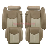 For 2003 2004 2005 GMC Yukon Sierra Denali Back & Bottom Seat Cover Tan