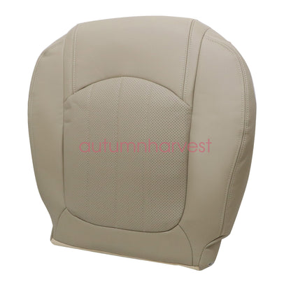 Fits 08-12 Buick Enclave Driver & Passenger Bottom AC Seat Cover Leather Tan