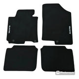 New For 2011-15 Hyundai Elantra Front & Rear Velour Floor Mats Carpet Black 4PCS