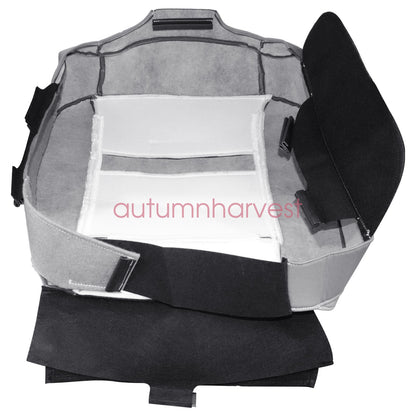 For 2007-2008 Dodge Ram 1500 Gray Front Driver Bottom Side Seat Cover Soft Cloth