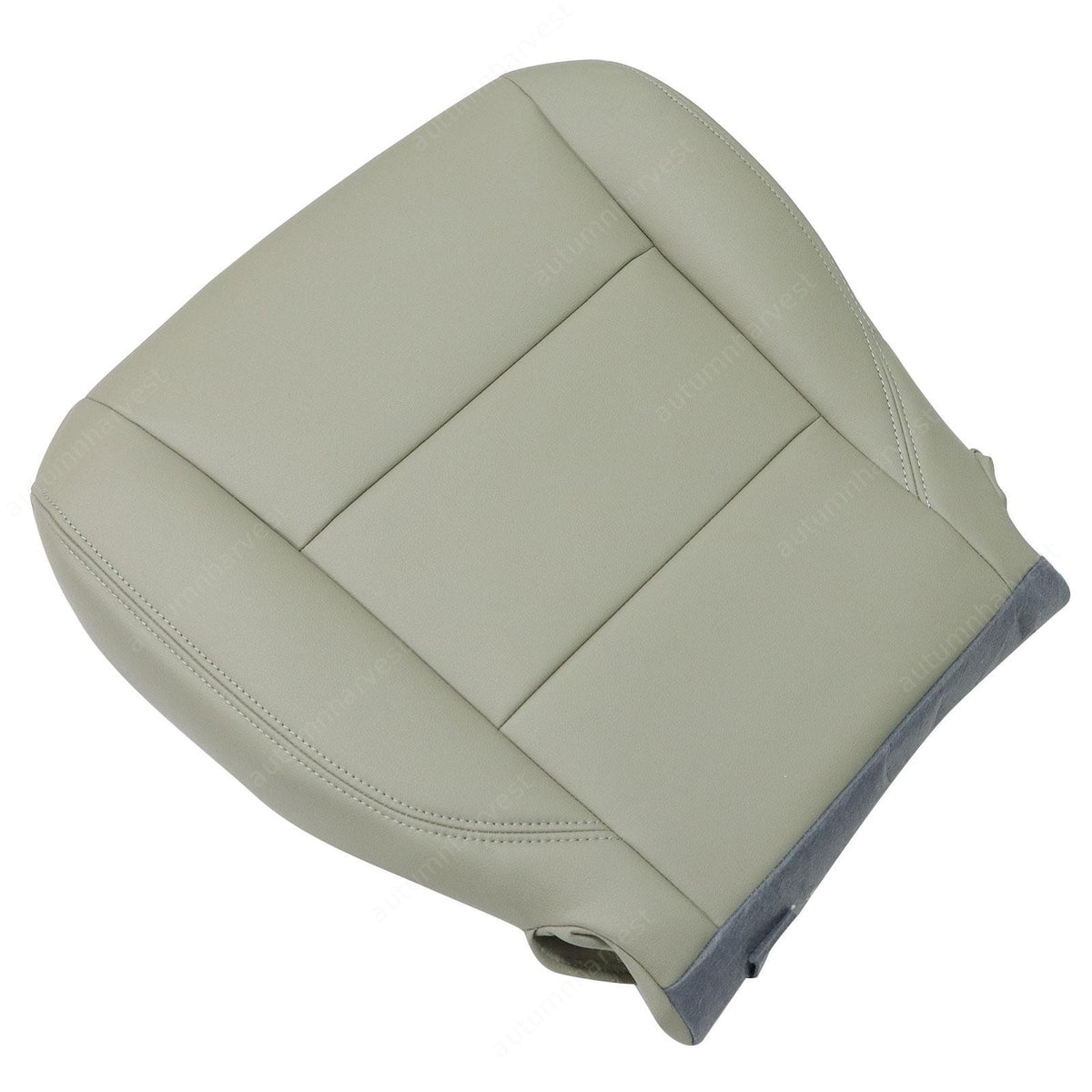 2X For 2015-2020 Toyota Sienna Driver & Passenger Bottom Leather Seat Cover Gray