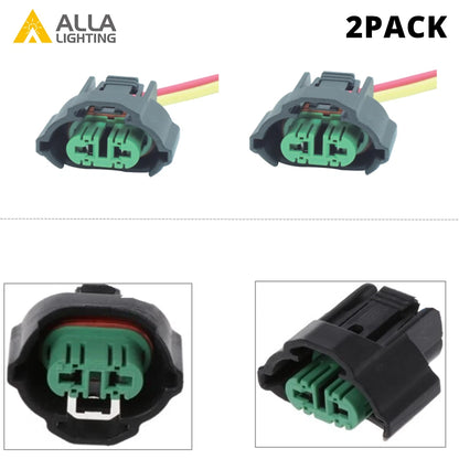 New Fog Light Bulb Power Connector Harness Socket Pigtail Waterproof