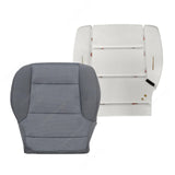 For 2014-2019 Chevy Silverado 2500HD Driver Bottom Cloth Seat Cover Gray & Foam