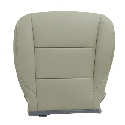2X For 2015-2020 Toyota Sienna Driver & Passenger Bottom Leather Seat Cover Gray