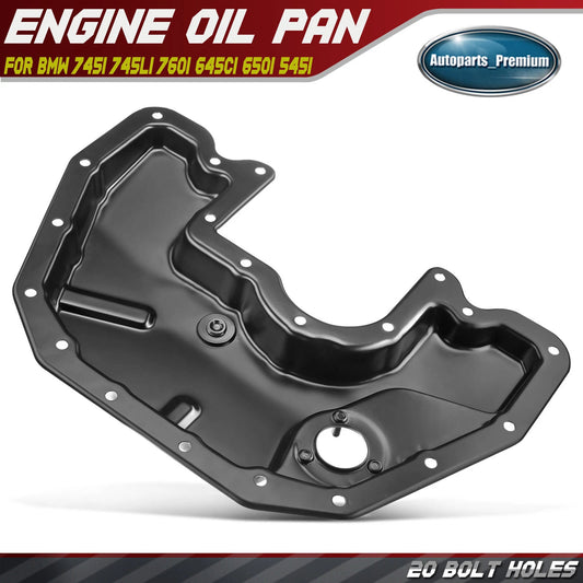1PCS Lower Engine Oil Pan FIT BMW 745i 745Li 760i 760Li 645Ci 650i 545i 550i US