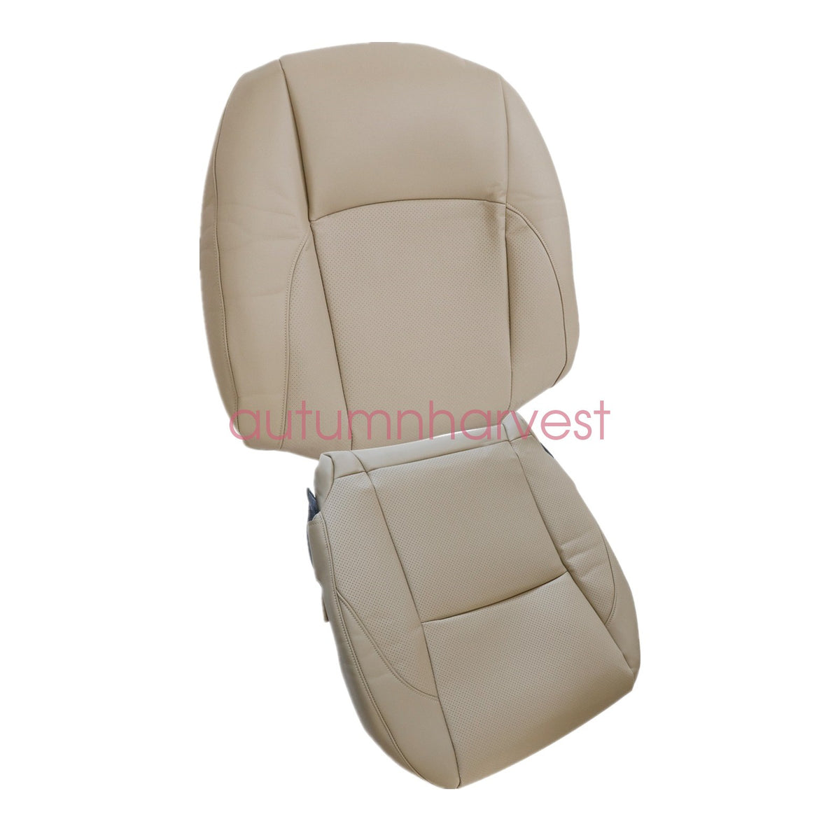 For 2007-2012 Lexus ES350 Driver Bottom & Lean Back Replacement Seat Cover TAN