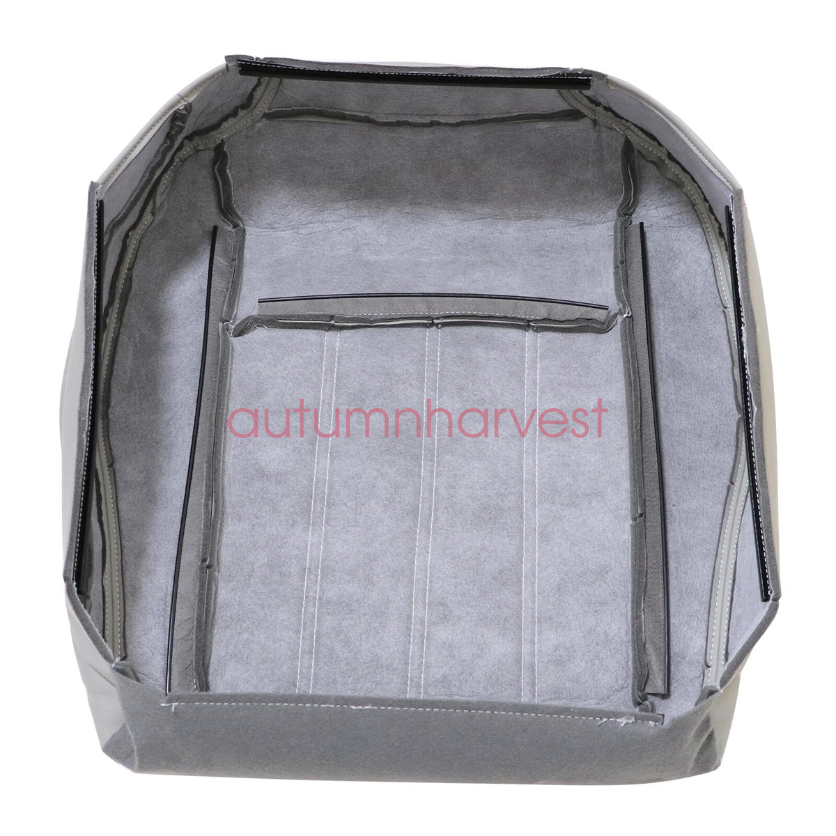 FITS 2005-2010 Chrysler 300C Touring Driver Side Bottom & Top Seat Cover Gray
