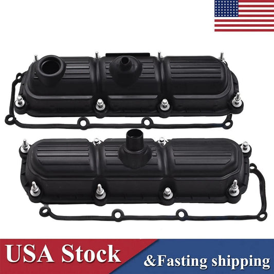 For 2004-2007 Dodge Caravan 3.3L 2007-2011 Jeep Wrangler 3.8L Pair Valve Cover