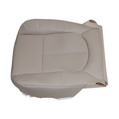 For 2011-2016 Ford F250 F350 Lariat Driver & Passenger Perforated Seat Cover Tan