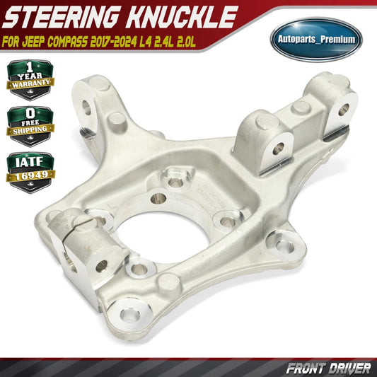 Fits 2017-2024 Jeep Compass L4 2.4L 2.0L Front Left Steering Knuckle 68282577AE